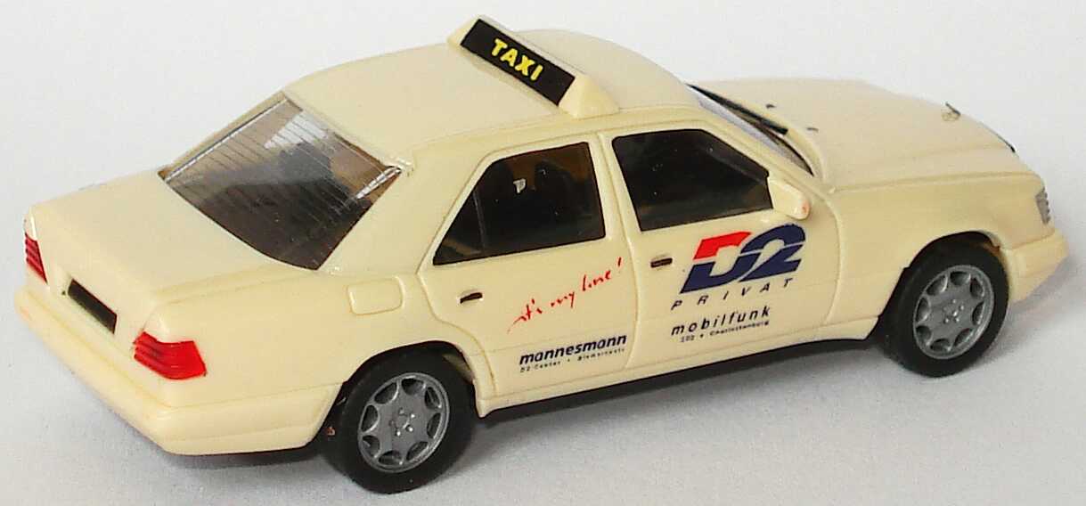 Foto 1:87 Mercedes-Benz E 320 (W124) Taxi (neuer Schildbalken) D2 Privat, It´s my line! herpa