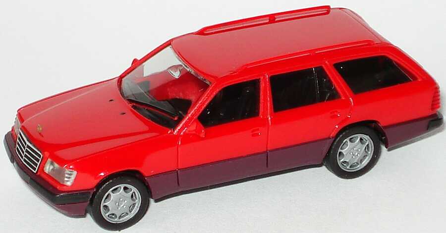 Foto 1:87 Mercedes-Benz E 320 Touring (S124) imperialrot herpa 021463