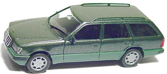 Foto 1:87 Mercedes-Benz E 320 Touring (S124) malachitgrün-met. herpa 031462