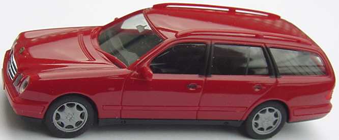 Foto 1:87 Mercedes-Benz E 320 Touring (S210) weinrot herpa 022118