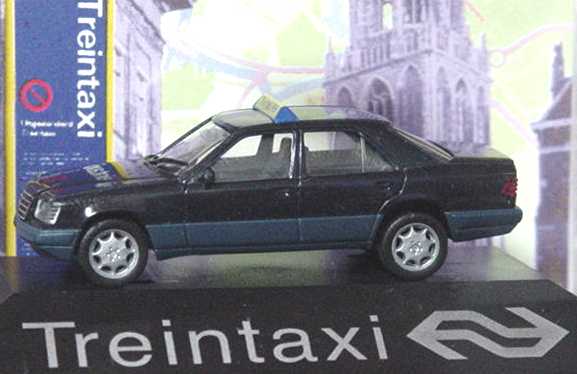 Foto 1:87 Mercedes-Benz E 320 (W124) Taxi dunkelblau Treintaxi herpa