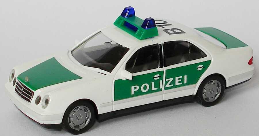Foto 1:87 Mercedes-Benz E 320 (W210) Polizei B10, Warnlichtbalken grün herpa 042864