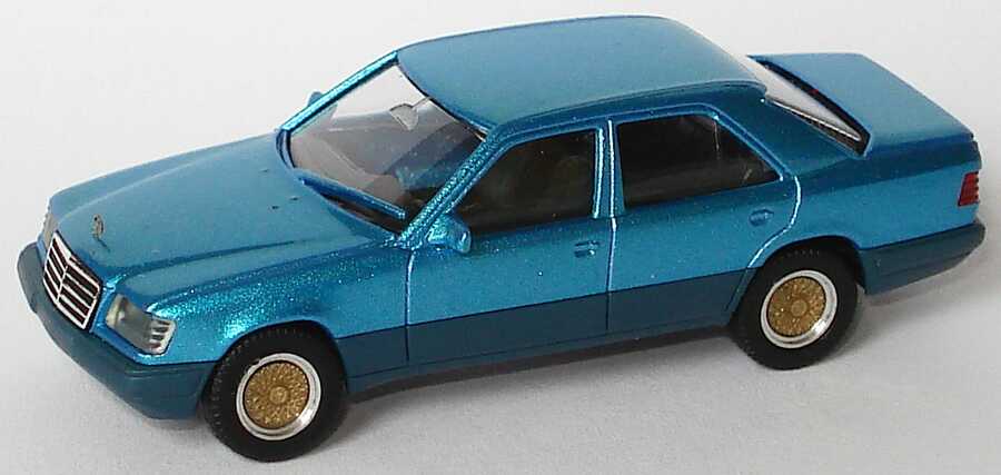 Foto 1:87 Mercedes-Benz E 320 (W124) opalblau-met. (Fremdlackierung) herpa 031424