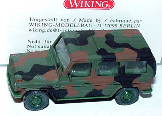 Foto 1:87 Mercedes-Benz G 230 lang Bundeswehr mit Tarnlackierung Wiking 69604