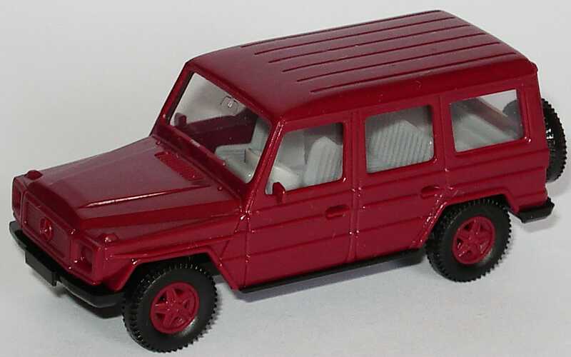 Foto 1:87 Mercedes-Benz G 320 lang violett, Felgen in Wagenfarbe Wiking 266