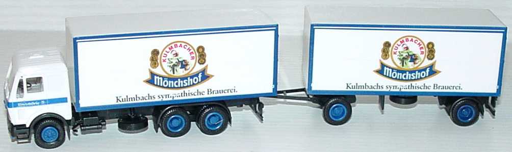 Foto 1:87 Mercedes-Benz GetränkeKoHgz 3/2 Kulmbacher Mönchshof - Kulmbachs sympathische Brauerei. Albedo