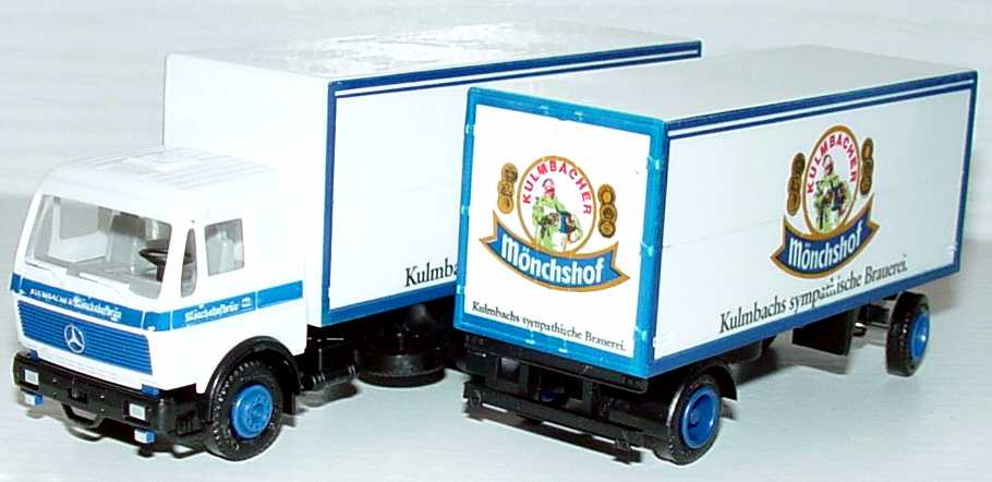 Foto 1:87 Mercedes-Benz GetränkeKoHgz 3/2 Kulmbacher Mönchshof - Kulmbachs sympathische Brauerei. Albedo