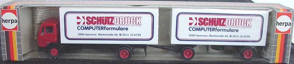 Foto 1:87 Mercedes-Benz (K) KoHgz 2/2 Schütz Druck herpa