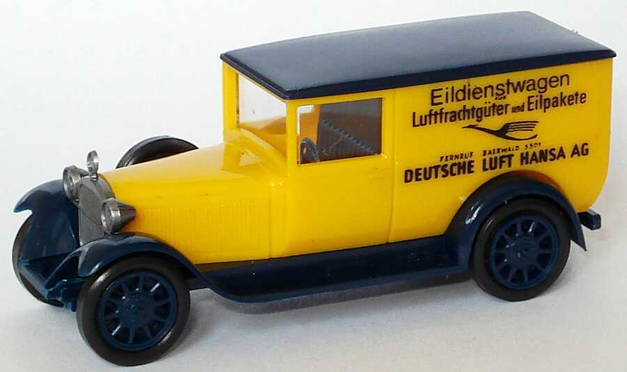 Foto 1:87 Mercedes-Benz L1000 Express Kastenwagen Deutsche Luft Hansa AG, Eildienstwagen Roskopf