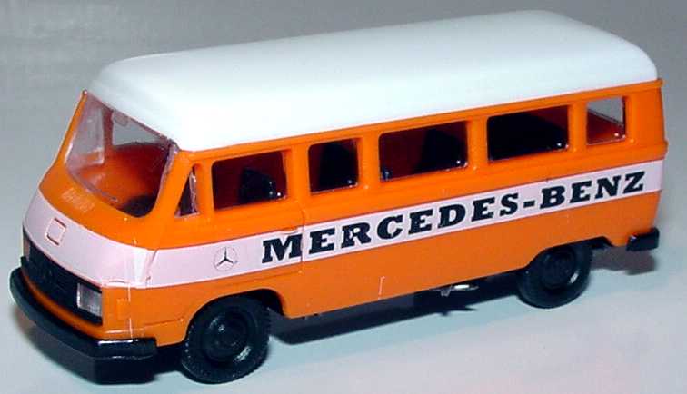 Foto 1:87 Mercedes-Benz L207 Bus Mercedes-Benz orange/weiß (eingesetzte Scheinwerfer) APS Collection