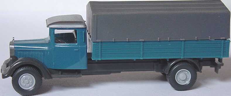 Foto 1:87 Mercedes-Benz L2500 2a PP-Lkw capriblau/grau Wiking 16842