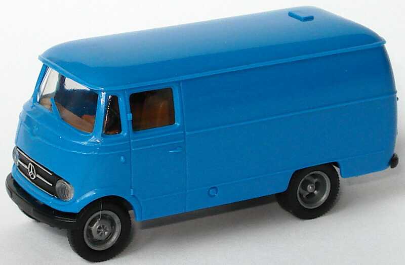 Foto 1:87 Mercedes-Benz L319 Kasten blau Brekina 3600