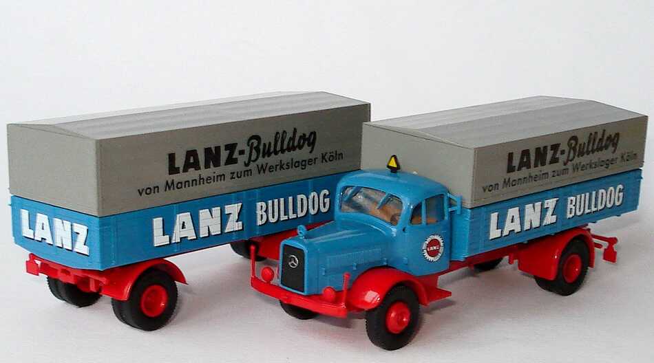Foto 1:87 Mercedes-Benz L5000 PPHgz 2/2 Lanz Bulldog - Von Mannheim zum Werkslager Köln Brekina 44113