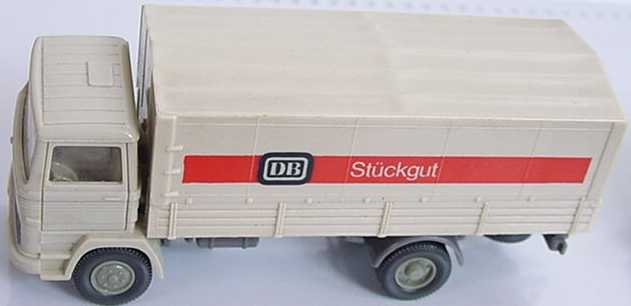 Foto 1:87 Mercedes-Benz LP 1317 PP DB Stückgut grau Wiking 437