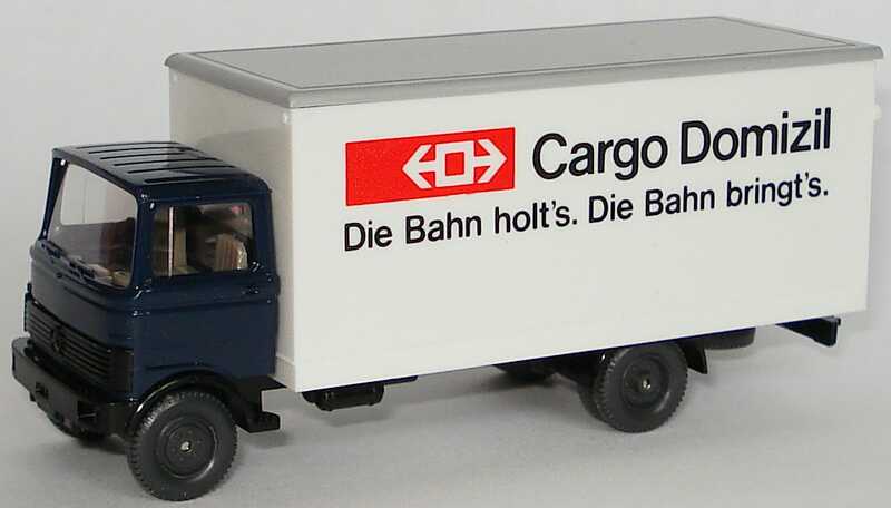 Foto 1:87 Mercedes-Benz LP 813 2a Ko-LKW Cargo Domizil - Die Bahn holt´s. Die Bahn bringt´s Wiking 434
