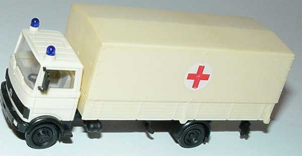 Foto 1:87 Mercedes-Benz LP 813 2a PP-LKW Rotes Kreuz(Spiegel montiert) herpa