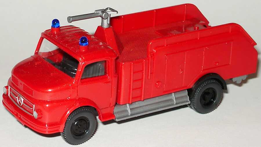 Foto 1:87 Mercedes-Benz L 1413 Rundhauber Flugfeldlöschfahrzeug Feuerwehr Wiking 79913