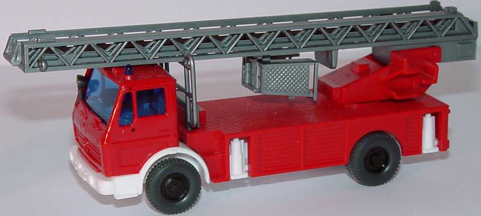 Foto 1:87 Mercedes-Benz L 1619 DLK 23-12 Metz Feuerwehr (blaue Verglasung) Wiking 618