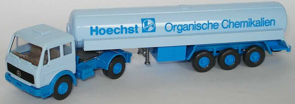 Foto 1:87 Mercedes-Benz NG 1632 S (L) Flüssiggastank-Szg 2/3 Hoechst - Organische Chemikalien Wiking 825