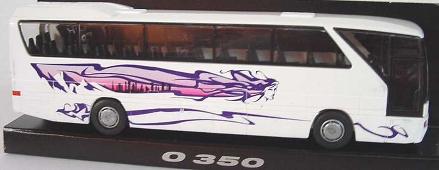 Foto 1:87 Mercedes-Benz O 350 Tourismo weiß mit Frauenkopf-Design - Werbemodell - Rietze B66000291