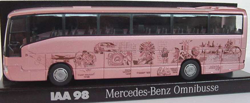 Foto 1:87 Mercedes-Benz O 404 RHD Erfindungen / Inventions, IAA ´98 Werbemodell Rietze B66000460