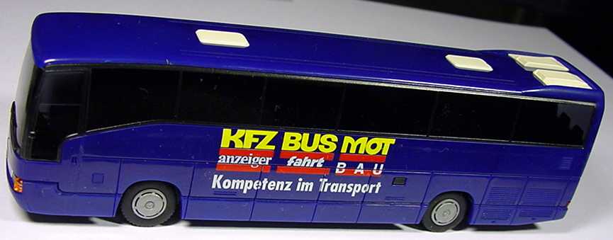 Foto 1:87 Mercedes-Benz O 404 RHD KFZ anzeiger - BUS fahrt - MOT BAU - Kompetenz im Transport Rietze