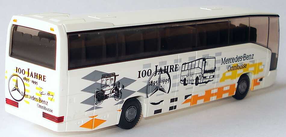 Foto 1:87 Mercedes-Benz O 404 RHD weiß 100 Jahre Mercedes-Benz Omnibusse Werbemodell Wiking B66000044
