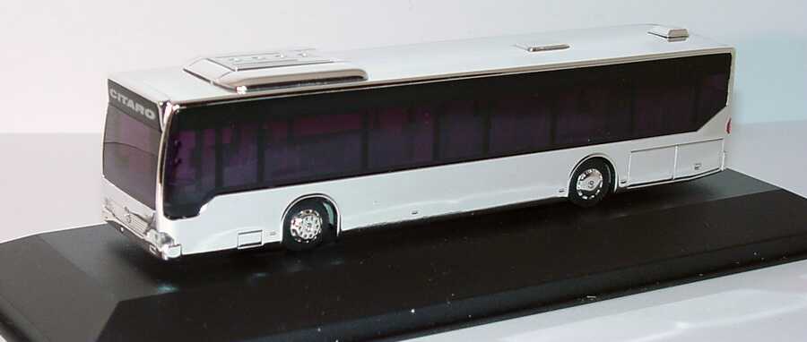 Foto 1:87 Mercedes-Benz O 530 Citaro 3türig verchromt Citaro X 10.000 Werbemodell Rietze B66000680