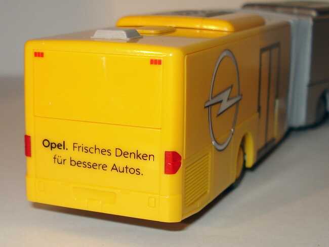 Foto 1:87 Mercedes-Benz O 530 G Citaro Opel Live - Frisches Denken für bessere Autos Rietze 62828