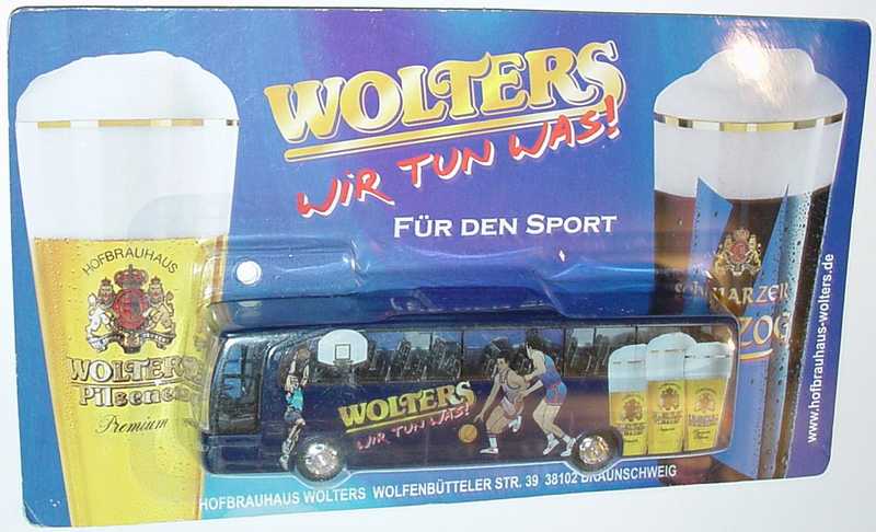 Foto 1:87 Mercedes-Benz O 580 Travego 2a  Wolters - Wir tun was für den Sport Grell Werbemittel