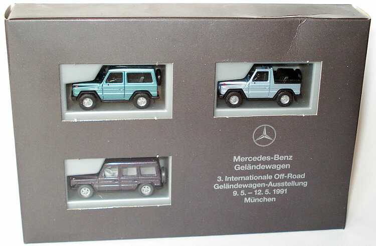 Foto 1:87 Mercedes-Benz Off Road ´91 (3 G-Modelle, 2 x Herpa + 1 x Wiking)