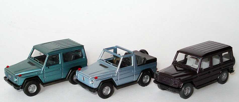 Foto 1:87 Mercedes-Benz Off Road ´91 (3 G-Modelle, 2 x Herpa + 1 x Wiking)