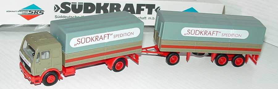 Foto 1:87 Mercedes-Benz PPHgz 2/3 Südkraft Spedition herpa