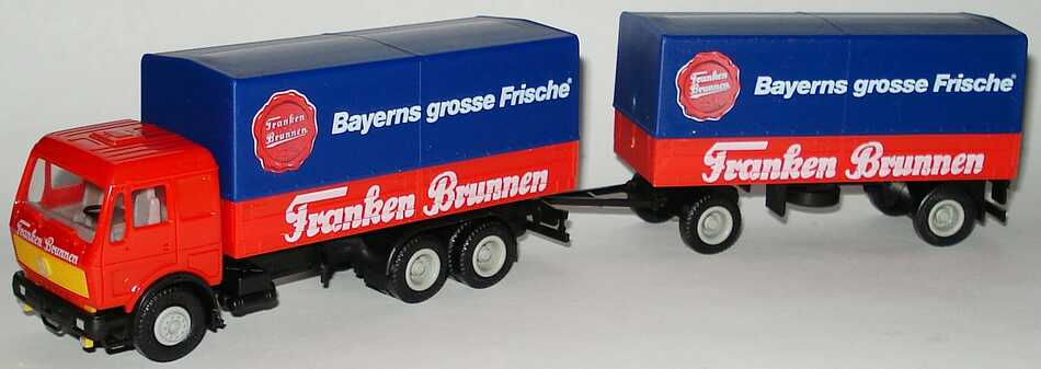 Foto 1:87 Mercedes-Benz PPHgz 3/2 Franken Brunnen - Bayerns grosse Frische herpa 811327