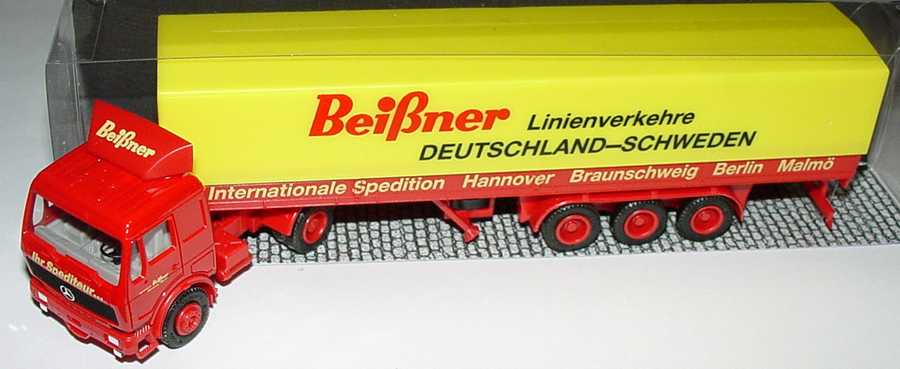 Foto 1:87 Mercedes-Benz PPSzg 2/3 Beißner Spedition, Linienverkehre Deutschland - Schweden Albedo