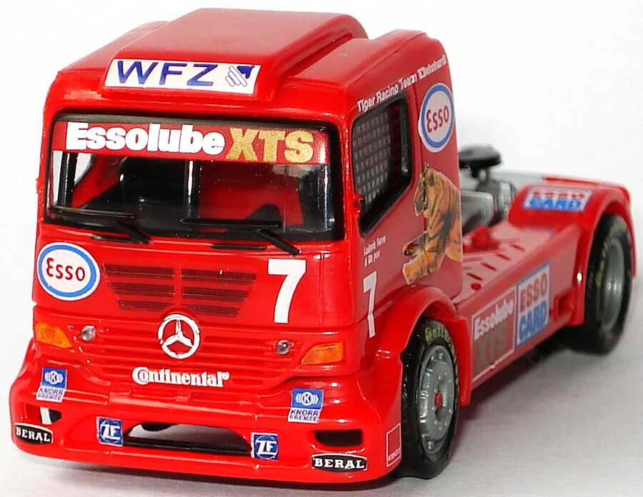 Foto 1:87 Mercedes-Benz Race Atego ETRC 1998 Esso, Tiger Racing Team Dehnhardt Nr.7, Ludovic Faure MGM 980107
