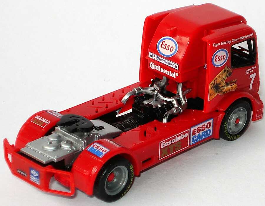 Foto 1:87 Mercedes-Benz Race Atego ETRC 1998 Esso, Tiger Racing Team Dehnhardt Nr.7, Ludovic Faure MGM 980107