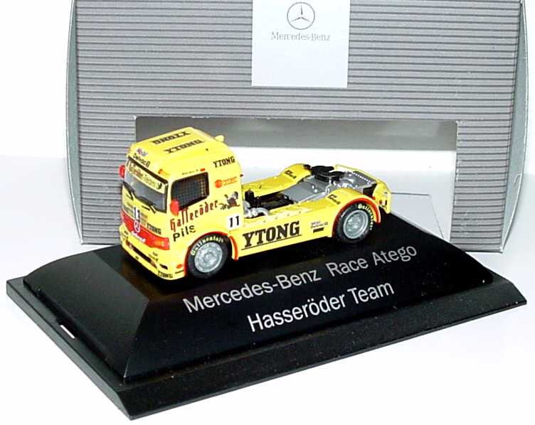 Foto 1:87 Mercedes-Benz Race Atego ETRC 1999 Hasseröder, Ytong Nr.11, Jordi Gene Werbemodell MGM B66000371