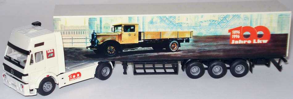 Foto 1:87 Mercedes-Benz SK ´94 Eurocab Cv KoSzg 2/3 100 Jahre Lkw, IAA 1996 B&S Automodelle