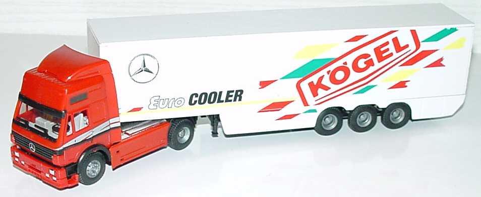Foto 1:87 Mercedes-Benz SK ´94 Eurocab Fv Cv KoSzg Cv 2/3 Kögel Euro Cooler Werbemodell B&S Automodelle B66000054