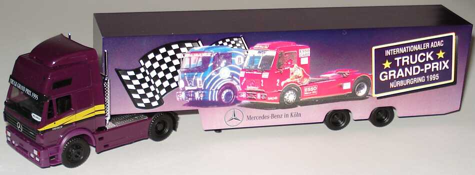 Foto 1:87 Mercedes-Benz SK ´94 Eurocab Fv Cv KoSzg Cv 2/3 Mercedes-Benz in Köln, Truck-GP Nürburgring 1995 herpa