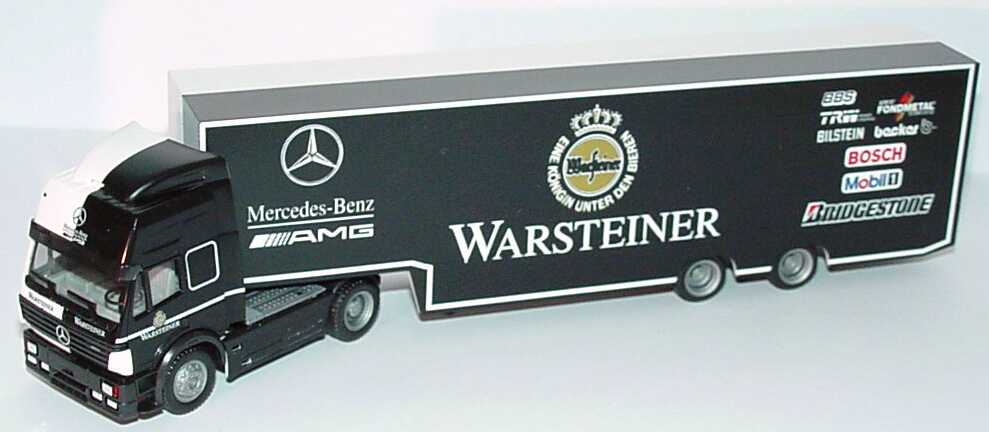Foto 1:87 Mercedes-Benz SK ´94 Eurocab Fv Cv RenntransportSzg 2/2 ITC 1996 AMG, Warsteiner herpa 036801