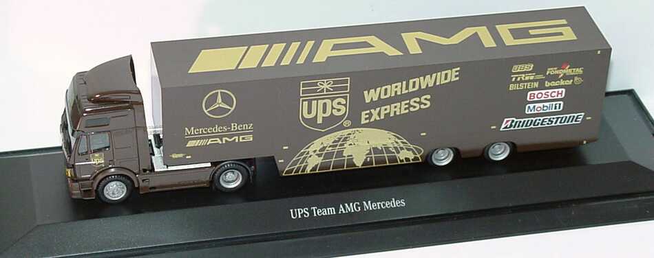 Foto 1:87 Mercedes-Benz SK ´94 Eurocab Fv Cv RenntransportSzg Cv 2/2 AMG, UPS Worldwide Express Werbemodell herpa