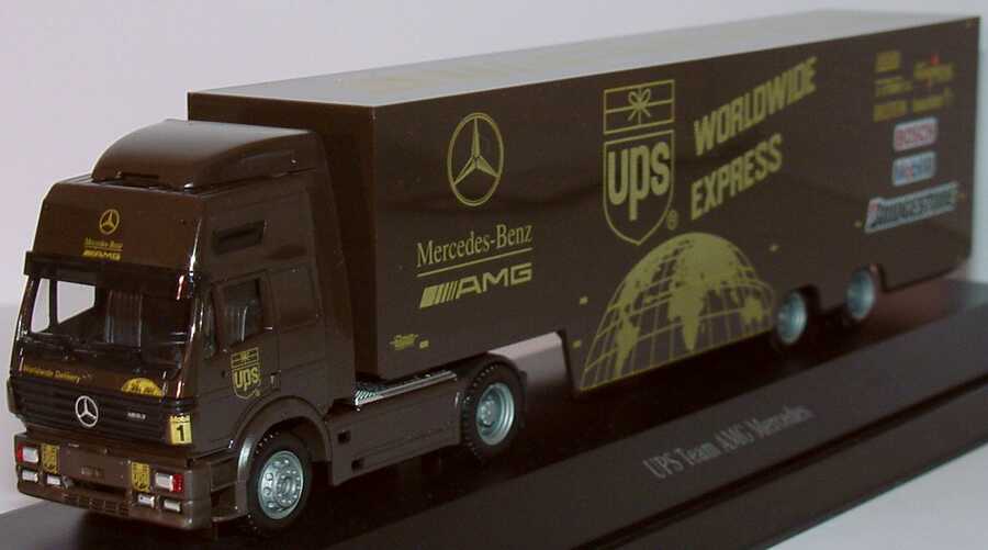 Foto 1:87 Mercedes-Benz SK ´94 Eurocab Fv Cv RenntransportSzg Cv 2/2 AMG, UPS Worldwide Express Werbemodell herpa