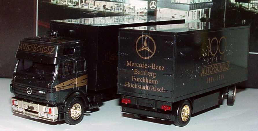 Foto 1:87 Mercedes-Benz SK ´94 Eurocab KoHgz 3/2 100 Jahre Auto-Scholz 1894-1994 Werbemodell AMW/AWM