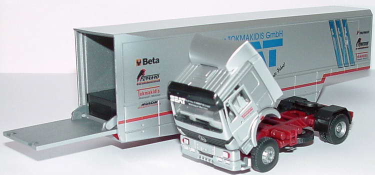 Foto 1:87 Mercedes-Benz SK ´94 Fv Cv RenntransportSzg 2/2 Seat, Tokmakidis Motorsport B&S Automodelle