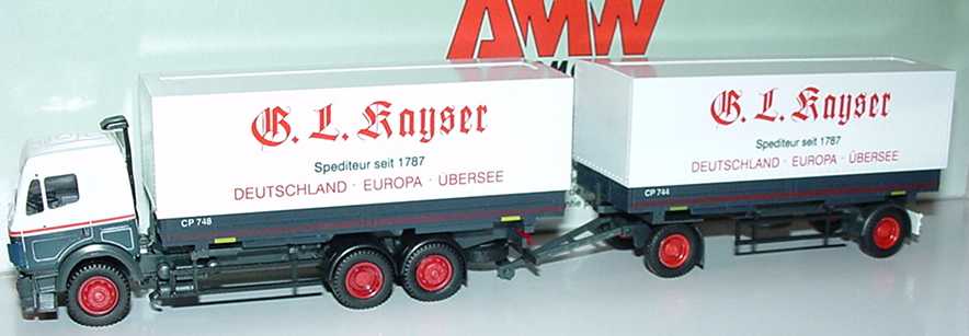 Foto 1:87 Mercedes-Benz SK ´94 WPPHgz 3/2 G. L. Kayser, Mainz Frankfurt AMW/AWM 50339
