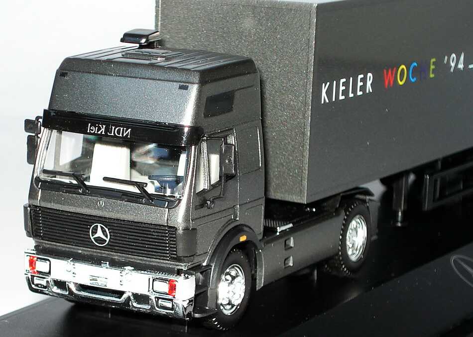 Foto 1:87 Mercedes-Benz SK Eurocab Cv KoSzg 2/3 Niederlassung Kiel, Kieler Woche ´94 Werbemodell herpa 172899