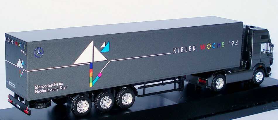 Foto 1:87 Mercedes-Benz SK Eurocab Cv KoSzg 2/3 Niederlassung Kiel, Kieler Woche ´94 Werbemodell herpa 172899