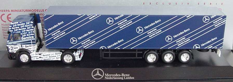 Foto 1:87 Mercedes-Benz SK Eurocab Cv KoSzg Cv 2/3 MB Landau, 24 h Service (Fehldruck bei Typenschild) herpa 169615